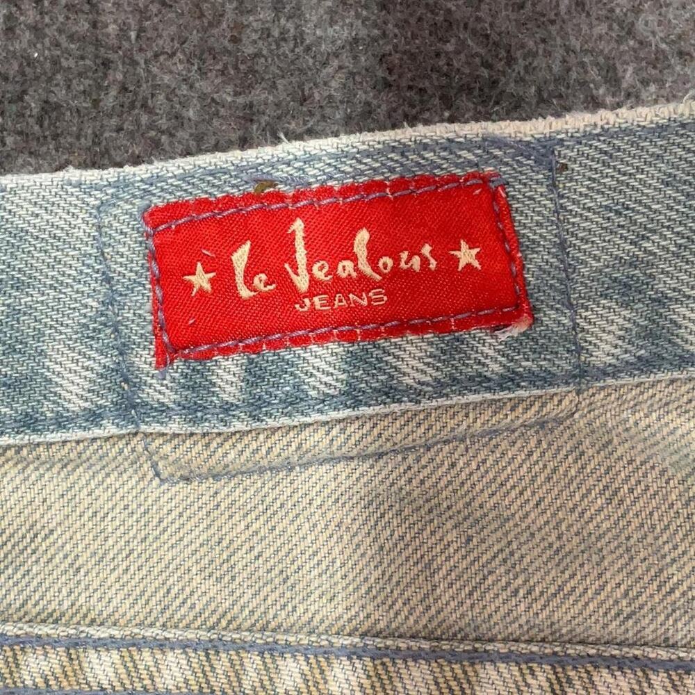 Y2k vintage low rise flare emboirdered jeans xs - Picture 7 of 7